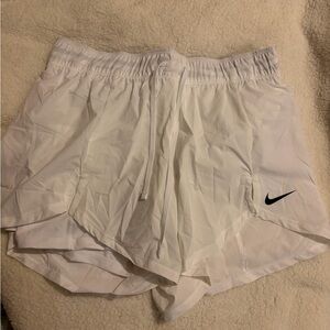 Nike Women's Athletic White Shorts